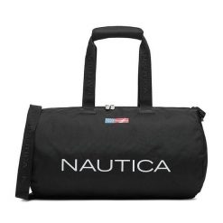 Torba sportowa Nautica. Czarne torby sportowe męskie Nautica, bez wzorów, małe. Za 89.99 zł.