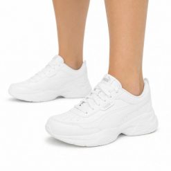 Buty damskie sneakersy sportowe Puma CILIA MODE. Białe obuwie sportowe damskie Puma, bez wzorów, z gumy, trekkingowe. Za 229.00 zł.