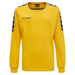 Bluza do piłki ręcznej dla dzieci Hummel hmlAUTHENTIC Training. Brązowe bluzy dla chłopców Hummel, bez wzorów, bez ramiączek, bez kaptura. W wyprzedaży za 160.00 zł.