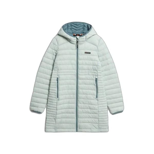 Damska kurtka z kapturem Superdry Fuji Lite Wave. Szare kurtki damskie Superdry., m, z aplikacjami, z materiału, z kapturem. Za 564.05 zł.