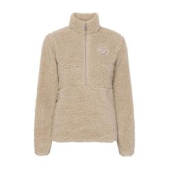 Damski polar 1/2 zip Equipage Joelle. Brązowe bluzy sportowe damskie EQUIPAGE, bez wzorów, z polaru, bez kaptura, do jazdy konnej. Za 283.00 zł.