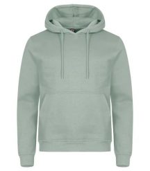 Clique Miami Hoody — bluza z kapturem unisex z bawełny i poliestru pochodzącego. Zielone bluzy męskie CLIQUE, xl, bez wzorów, z bawełny, z kapturem. Za 173.55 zł.