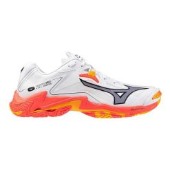 Buty halowe Mizuno Wave Lightning Z8. Białe buty sportowe męskie Mizuno, bez zapięcia, do siatkówki, mizuno wave. W wyprzedaży za 614.45 zł.