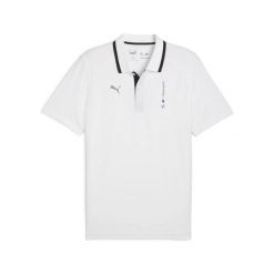 Koszulka polo męska Puma BMW MMS biała 62415402 r S. Białe koszulki polo męskie Puma, m, bez wzorów, bez kołnierzyka, bez ramiączek. Za 194.84 zł.