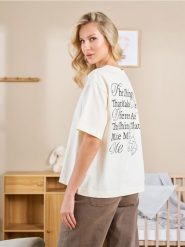 Bawełniana koszulka z krótkim rękawem Winnie the Pooh - żółty. Żółte t-shirty damskie Sinsay, l, bez wzorów, z bawełny, bez kołnierzyka. Za 39.99 zł.