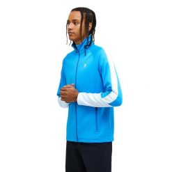 Bluza Peak Performance męska Rider Zip Jacket niebieska - XXL. Niebieskie bluzy męskie Peak Performance, m, bez wzorów, bez kaptura. W wyprzedaży za 569.00 zł.