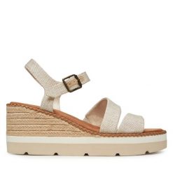 Sandały Toms. Sandały damskie Toms, bez wzorów, bez obcasa, na koturnie, bez zapięcia. Za 249.99 zł.