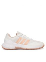Adidas Buty do tenisa Gamecourt 2 KI0785 Biały. Białe obuwie sportowe damskie Adidas, bez wzorów, z materiału, tenisowe. Za 299.99 zł.