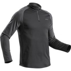 Koszulka turystyczna długi rękaw - SH100 warm - męska. Koszulki sportowe męskie QUECHUA, m, bez wzorów, z elastanu, bez kołnierzyka, bez ramiączek, trekkingowe. Za 39.99 zł.