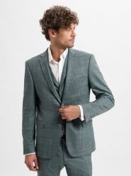 Finshley & Harding kurtka modułowa Mężczyźni Modern Fit Sztuczne włókno szary, 54. Szare kurtki męskie Finshley & Harding, m, bez wzorów, z włókna, bez kaptura. Za 599.95 zł.