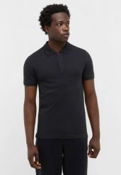 Męski T-Shirt Mustang Style Pierre Jet Black 1016880 4188. Czarne koszulki polo męskie Mustang, m, bez wzorów, bez ramiączek. Za 89.99 zł.