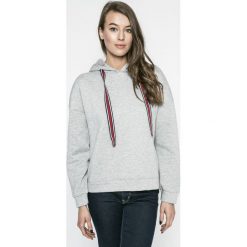 Vero Moda - Bluza Anslie. Szare bluzy damskie Vero Moda, z bawełny. W wyprzedaży za 59.90 zł.