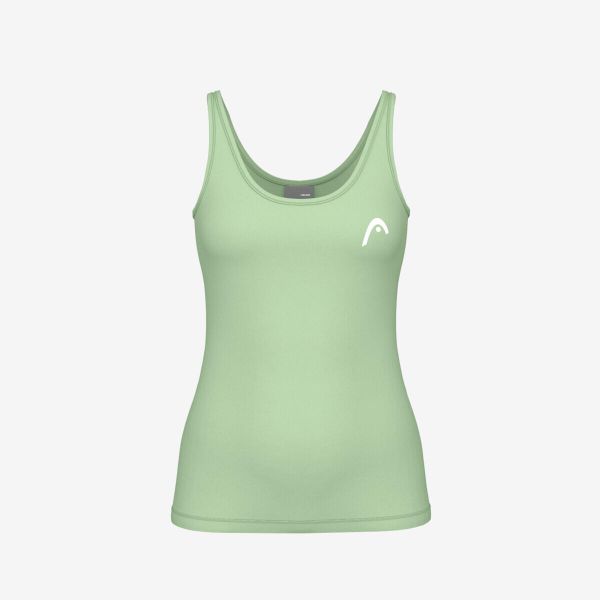 Damski tank top Head Spirit II. Zielone koszulki sportowe damskie Head, xs, bez wzorów, sportowe, bez kołnierzyka. W wyprzedaży za 189.00 zł.