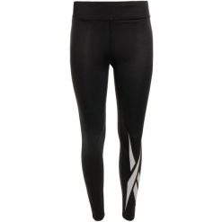 Children's Leggings Reebok Jr Vector Legging Black. Czarne spodnie materiałowe męskie Reebok, m, bez wzorów, z materiału. Za 203.99 zł.