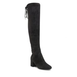 Kozaki Jenny Fairy. Czarne kozaki damskie Jenny Fairy, bez obcasa, na słupku. Za 199.99 zł.