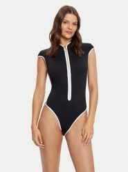 Seafolly Strój kąpielowy Beach Bound 60290-072 Czarny. Czarne kostiumy jednoczęściowe damskie Seafolly, bez wzorów, z syntetyku. Za 479.99 zł.