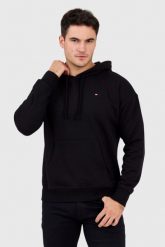 DIESEL Czarna męska bluza z kapturem S-ROB-HOOD-MICRODIV. Czarne bluzy męskie Diesel, l, bez wzorów, z bawełny, z kapturem. W wyprzedaży za 579.99 zł.