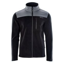 Bluza Polarowa Męska Hanis. Czarne bluzy męskie Hi-tec, na zimę, l, bez wzorów, z polaru, bez kaptura. Za 187.99 zł.