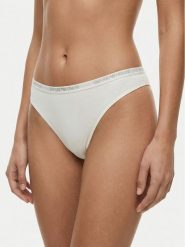 Emporio Armani Underwear Komplet fig brazylijskich EW000406 AF19024 M0082 Biały. Białe figi damskie Emporio Armani Underwear, m, bez wzorów, z wiskozy. Za 209.99 zł.