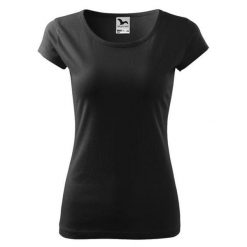 Koszulka Damska Pure. Czarne koszulki sportowe damskie ALDER, bez wzorów, sportowe, bez kołnierzyka. Za 54.99 zł.