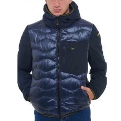Kurtka BLAUER ALBERT Niebieski. Niebieskie kurtki męskie Blauer, l, bez wzorów, z tkaniny, bez kaptura. Za 840.99 zł.