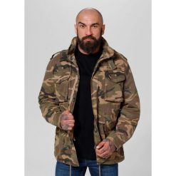 Kurtka przejściowa męska Pitbull M65. Brązowe kurtki męskie PITBULL, m, bez wzorów, bez kaptura. Za 379.00 zł.