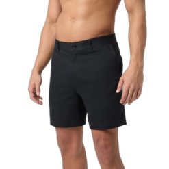 Szorty Björn Borg Centre Chinos. Czarne krótkie spodenki sportowe męskie Björn Borg, m, bez wzorów, z bawełny, na fitness i siłownię. Za 326.50 zł.