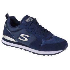 Buty do chodzenia damskie, Skechers OG 85. Niebieskie obuwie sportowe damskie Skechers, bez wzorów, z materiału, trekkingowe. Za 219.99 zł.
