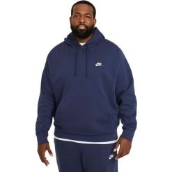 Bluza z kapturem Nike Sportswear Club Fleece, Mężczyźni. Niebieskie bluzy męskie Nike, m, bez wzorów, z bawełny, z kapturem. Za 333.75 zł.