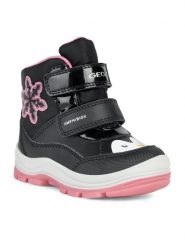 Geox Kozaki B Flanfil Girl B Abx B363WA 054FU C0922 M Czarny. Czarne buty zimowe dziewczęce Geox, bez wzorów, ze skóry, bez zapięcia. Za 349.99 zł.