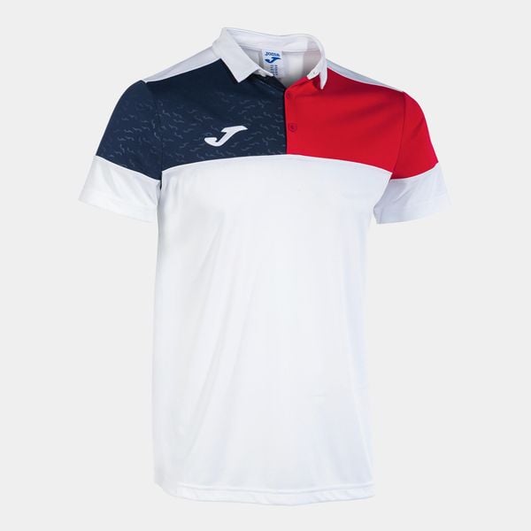 Polo Joma Crew V. Białe koszulki polo męskie Joma, m, bez wzorów, bez ramiączek. Za 128.70 zł.