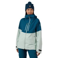 Damska kurtka narciarska Rossignol Rallybird. Niebieskie kurtki snowboardowe damskie Rossignol, bez wzorów, bez kaptura, narciarskie. Za 1,179.00 zł.