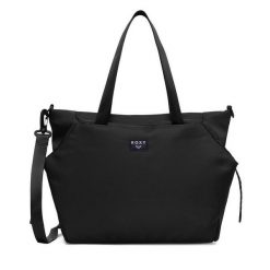 Torebka Roxy. Czarne torebki do ręki damskie Roxy, bez wzorów, klasyczne, bez dodatków. Za 129.99 zł.