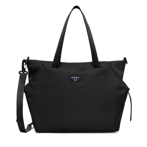 Torebka Roxy. Czarne torebki do ręki damskie Roxy, bez wzorów, klasyczne, bez dodatków. Za 129.99 zł.