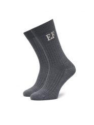Elisabetta Franchi Skarpety długie CZ-11A-67E2-V90 Szary. Szare skarpety damskie Elisabetta Franchi, bez wzorów. Za 389.99 zł.
