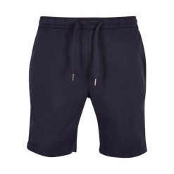 Szorty do joggingu z twillu Urban Classics Stretch. Niebieskie spodnie materiałowe męskie Urban Classics, m, bez wzorów. Za 182.50 zł.