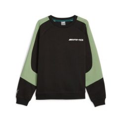 Bluza męskie Puma Amg Crew Neck. Czarne bluzy męskie Puma, m, bez wzorów, z bawełny, bez kaptura. Za 390.00 zł.