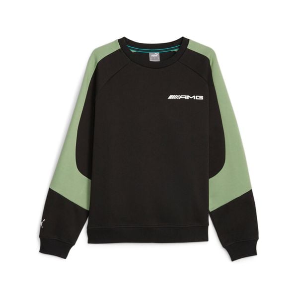 Bluza męskie Puma Amg Crew Neck. Czarne bluzy męskie Puma, m, bez wzorów, z bawełny, bez kaptura. Za 390.00 zł.
