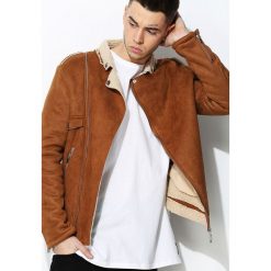 Camelowa Ramoneska Bad Guy. Kurtki męskie Born2be. Za 239.99 zł.