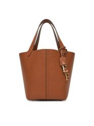 Elisabetta Franchi Torebka BS-93A-52E2-V390 Brązowy. Brązowe torebki do ręki damskie Elisabetta Franchi, bez wzorów, ze skóry, bez dodatków. Za 1,009.00 zł.