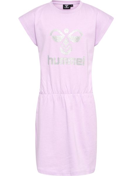 Sukienka dla dziewczynki Hummel Flowy. Czerwone sukienki dla dziewczynek Hummel, bez wzorów, z bawełny, eleganckie, bez ramiączek. Za 125.50 zł.