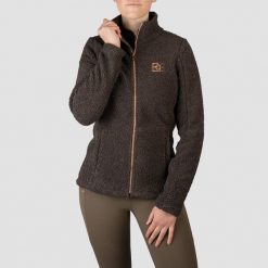 Horka Teddy Vest Francesca - Dark Chocolate. Brązowe bluzy sportowe damskie Horka, bez wzorów, bez kaptura, do jazdy konnej. W wyprzedaży za 215.50 zł.