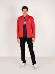 North Sails X Prada Bluza "Cowes" | 45 1000 000 | Cowes Full Zip | Mężczyzna | Czerwony. Czerwone bluzy męskie North Sails, m, bez wzorów, z elastanu, bez kaptura. W wyprzedaży za 399.00 zł.