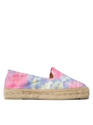 Manebi Espadryle Slippers W T 2.2 N0 Różowy. Czerwone espadryle damskie Manebi, bez wzorów, z materiału, bez obcasa, bez zapięcia. Za 449.99 zł.
