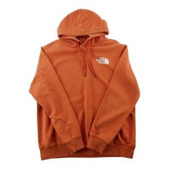Second life - Bluza z kapturem Męska Pomarańczowa - Stan bardzo dobry. Brązowe bluzy sportowe męskie The North Face, l, bez wzorów, z materiału, z kapturem, na fitness i siłownię. Za 168.96 zł.