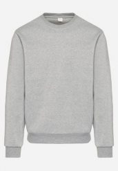 Szara Bluza ze Ściągaczami Lirriva. Szare bluzy męskie Born2be, l, bez wzorów, z jeansu, bez kaptura. Za 49.99 zł.