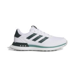 Buty golfowe z korkami adidas S2G SL 24. Białe buty sportowe męskie Adidas, bez zapięcia, na golfa. W wyprzedaży za 411.50 zł.