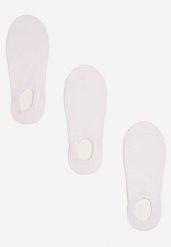 Białe Wiskozowe Skarpety Stopki 3 Pack Siefra. Białe skarpety damskie Born2be, bez wzorów, z wiskozy. Za 9.99 zł.