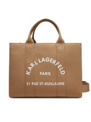 KARL LAGERFELD Torebka A1W50010 Brązowy. Brązowe torebki do ręki damskie KARL LAGERFELD, bez wzorów, z materiału, bez dodatków. Za 389.99 zł.