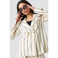 NA-KD Classic Marynarka z domieszką lnu - Beige. Brązowe żakiety damskie NA-KD Classic. Za 283.95 zł.
